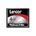 Lexar Platinum II 4 GB 80x CompactFlash Memory Card LCF4GBBSBNA080
