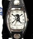 Disney Pirates Of The Caribbean Watch ~ Black Leather Band