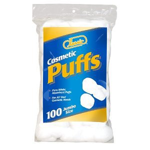 Rucci Triple Size Cosmetic Puffs 100 Count (Pack of 3)