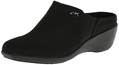 anne klein womens wedge mules