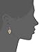 1928 Jewelry Gold-Tone Mini Heart Filigree Drop Earrings