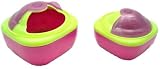 Sassy Perfect Sized Snack Pods (Pink w/green accents)