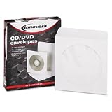 CD/DVD Envelopes, Clear Poly Window, 50 Envelopes per Pack (IVR39403)