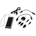 Solar Ladeger�t mit intergriertem Li-Polymer Akku und 6 Adaptern f�r Apple iPhone 3G iPod iPhone 3GS iPhone 4