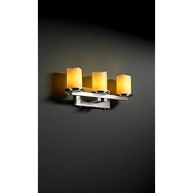 Dakota Nickel 3 Light Sconce Candle Shade from Candle Sconces