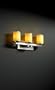 Dakota Nickel 3 Light Sconce Candle Shade