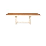 International Concepts T60-4268XBB Double Pedestal Table Base Only - Heritage Oak-Pearl
