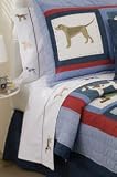 Pem America Doggy and Doggy Twin Sheet Set