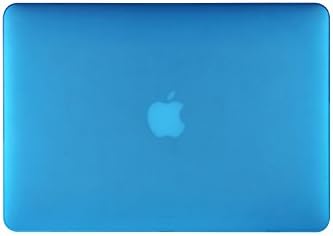 MacBook Pro 15 Retina Display CaseTECOOL® 2 in 1 Frosted Matte Snap-on hard Shell Plastic Case Cover Skins and Silicone Keyboard Cover with TECOOL® Mouse Pad for MacBook Pro 15" With Retina Display Model: A1398(Light Blue)