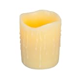 Gerson Everlasting Glow 3 by 4 Inch Ivory Color Flameless LED Candle with Wax Drip Style 31qQO4oOrmL. SL160 Gerson Everlasting Glow 3 by 4 Inch Ivory Color Flameless LED Candle with Wax Drip Style
