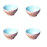 BIA Cordon Bleu Fluted Bowls, Set of 4, Petal/White