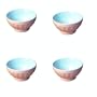 BIA Cordon Bleu Fluted Bowls, Set of 4, Petal/White