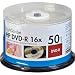 HP LDM00044XM 16X Write-Once Dvd-R With Lightscribe Technology - 50-Pack, Cake Box