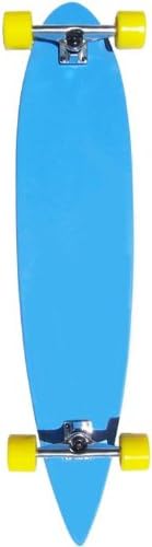 Light Blue 43" Pintail Cruiser W/ Yelllow Wheels Complete Longboard Skateboard