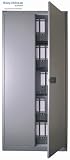 Zoom Produkt-Bild: BISLEY Fl&uuml;gelt&uuml;renschrank / Werkzeugschrank / Aktenschrank mit 4 B&ouml;den! Lichtgrau