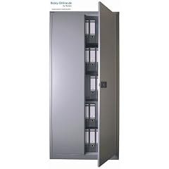BISLEY Fl�gelt�renschrank / Werkzeugschrank / Aktenschrank mit 4 B�den! Lichtgrau