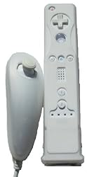 Wii MotionPlus 2 Tone Silicone Skin Case Clear White (for old version Wii Controller)