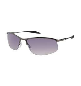 Semi Rimless Metal Sunglasses