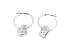 Guess - UBE81066 - Boucles d'Oreilles Femme - Métal Argent - Créoles - Breloques Cadenas Coeur - 4