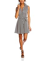 La Petite Parisienne Vestido Camisero Lea (Negro / Blanco)