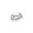 14k White Gold 6mm Comfort Fit Plain Band, Size 8.5