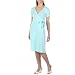 Mossimo® Black: Short-Sleeve Wrap Dress - Aqua