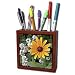 Beverly Turner Flora Photography - Black-eyed Susan Flower with Mountain Mint - Tile Pen Holders-5 inch tile pen holder