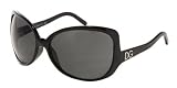 DOLCE & GABBANA D&G DG 6035 501 87 BLACK PLASTIC SUNGLASSES by