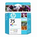 HP 75 Tri-Color Inkjet Print Cartridge (CB337WN)