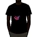Emazing Lights Lips Sound Activated Light Up Rave Shirt