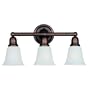 Maxim Lighting 11088SVOI 3 Light Bathroom Light