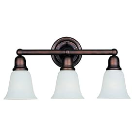 Maxim Lighting 11088SVOI 3 Light Bathroom Light
