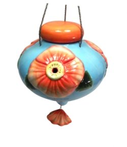 Bird Brain Ceramic LeFleur Hummingbird Feeder