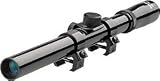 Tasco Rimfire Scope With Rings/Crosshair Reticle & Gloss Finish Md: RF4X15.