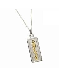 Irish Boru Ogham Mo Anam Cara - My Soulmate Pendant 18k Gold - Guaranteed Delivery for Valentines Day