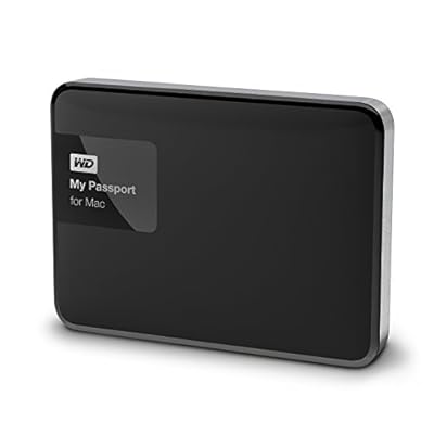 WD 3TBMy Passport for Mac PortableExternal Hard Drive- USB 3.0- WDBCGL0030BSL-NESN