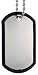 Full Size 2 in. X 1 1/4 in. Surgical Steel Dog Tag and...