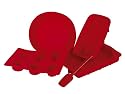 Ethos Hells Kitchen Silicon Bake & Cake Set, Red , Colour Box, 5 Piece