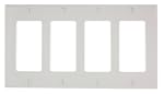 Leviton 80412-NW 4-Gang Decora/GFCI D...