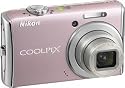 Nikon Coolpix S620 12.2MP Digital Camera with 4x Optical Vibration Reduction (VR) Zoom and 2.7 inch LCD (Dusty Pink)