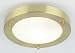 Kitchen & Housewares : 440 Single Light Flush Brushed Brass (440-18BB)