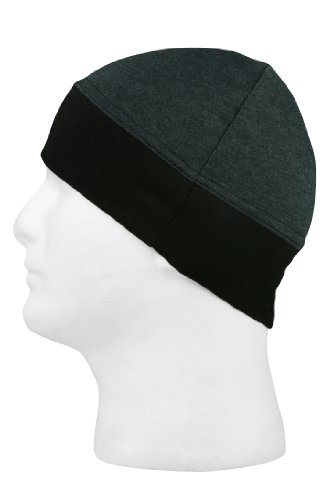 Schampa Dark Grey Stretch Ringer Skullcap