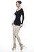 Khaya Women's Basic Long-Sleeve Bodysuit Seamless Body Shaper Top