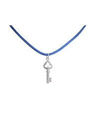Gemshine Solid Sterling Silver Necklace Key