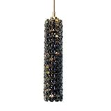 Schonbek EL0208RV Silver / Rave Strass Geometrix--Elements Crystal Single Light Down Lighting Cylinder Pendant from the Geometrix- Elements Collection