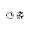 Sterling Silver Open Squiggle Tube Bead - Fits Pandora - 6.5mm
