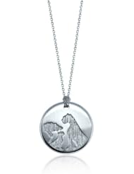 Alex Woo "African Cats" Disc Pendant, 18"