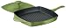 Kitchen & Housewares : Calphalon Enamel Cast Iron Panini Pan with Press, Chive Green