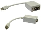 Image of Mini DisplayPort Male to VGA Female Adapter Cable. Product Category: DisplayPort