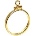 14K Gold COIN BEZEL Frame 4 Small USA Dollar